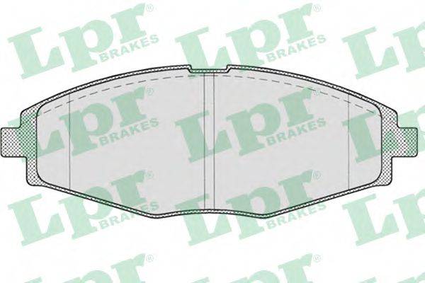 LPR 05P693 Комплект тормозных колодок, дисковый тормоз