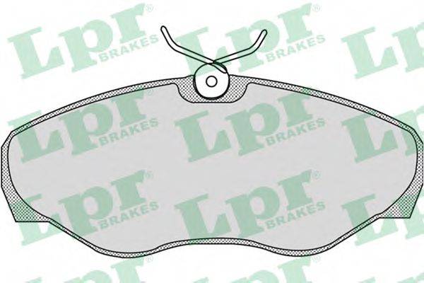 LPR 05P869 Комплект тормозных колодок, дисковый тормоз