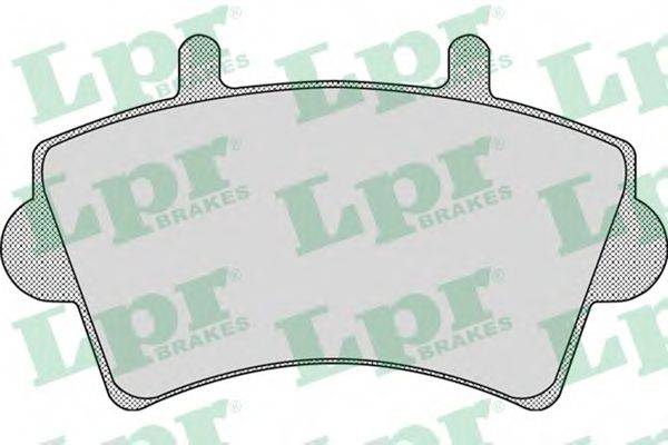 LPR 05P884 Комплект тормозных колодок, дисковый тормоз