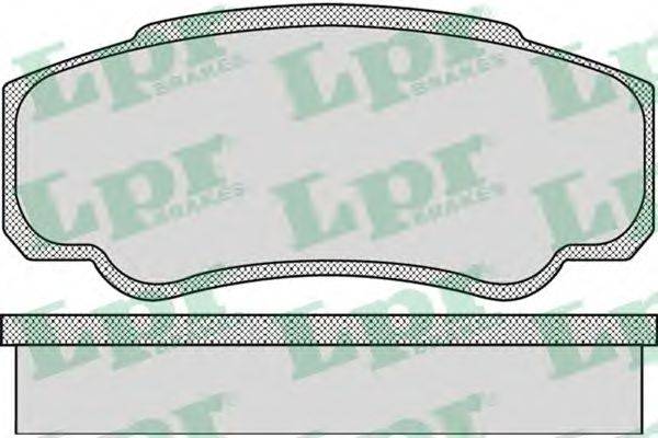 LPR 05P885 Комплект тормозных колодок, дисковый тормоз