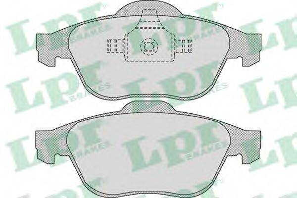 LPR 05P898 Комплект тормозных колодок, дисковый тормоз