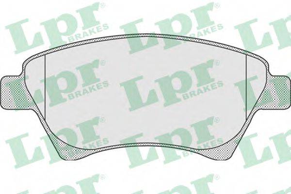 LPR 05P911 Комплект тормозных колодок, дисковый тормоз