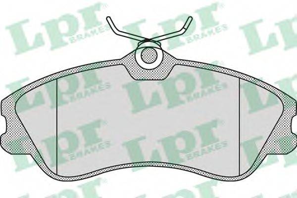 LPR 05P950 Комплект тормозных колодок, дисковый тормоз
