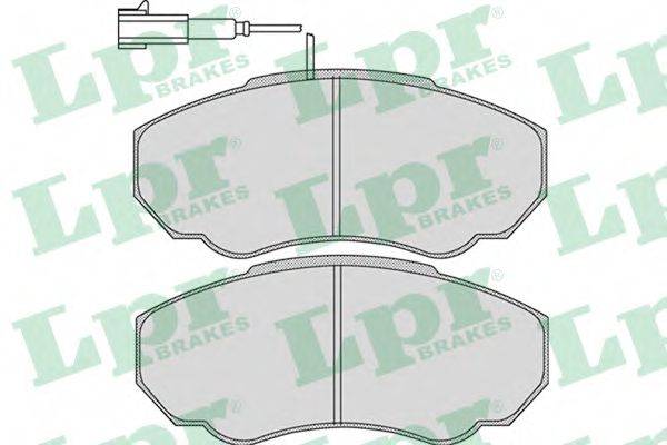 LPR 05P966 Комплект тормозных колодок, дисковый тормоз