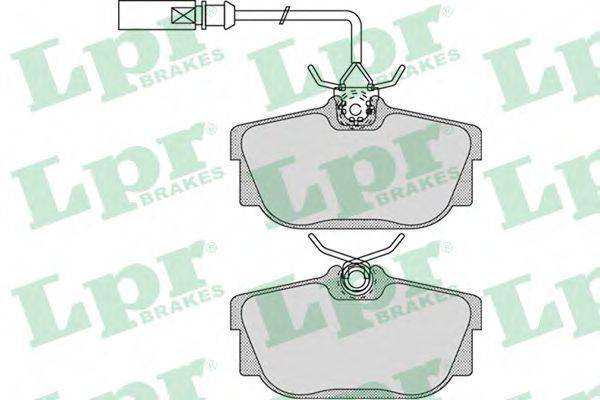 LPR 05P974 Комплект тормозных колодок, дисковый тормоз