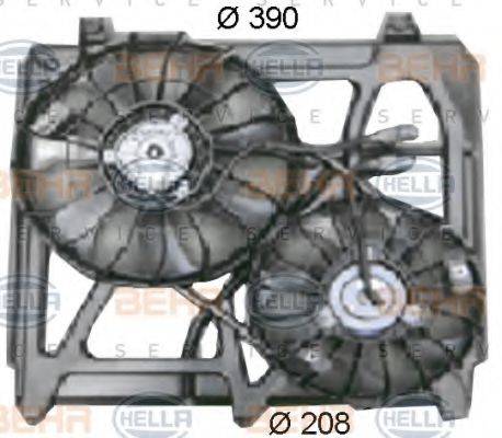 Вентилятор, охолодження двигуна HELLA 8EW 351 034-501