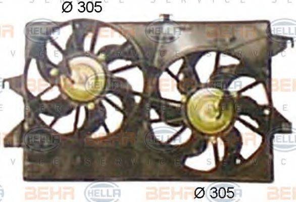 Вентилятор, охолодження двигуна HELLA 8EW 351 044-441