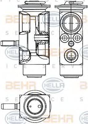 Розширювальний клапан, кондиціонер HELLA 8UW 351 239-611
