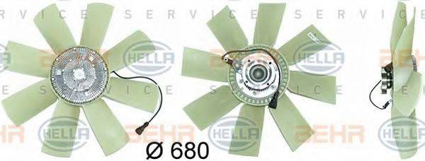 Вентилятор, охолодження двигуна HELLA 8MV 376 731-471
