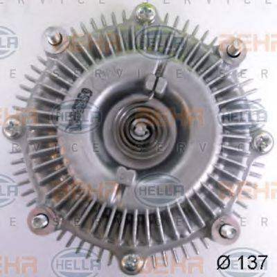 Сцепление, вентилятор радиатора HELLA 8MV 376 791-111