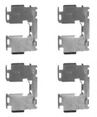 HELLA 8DZ355203901 Комплектующие, колодки дискового тормоза