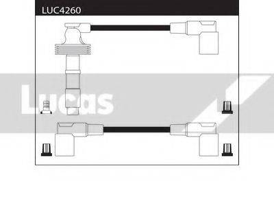 Комплект дротів запалення LUCAS ELECTRICAL LUC4260