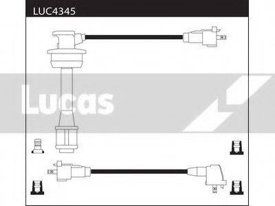 Комплект дротів запалення LUCAS ELECTRICAL LUC4345