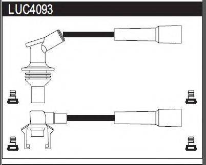 Комплект дротів запалення LUCAS ELECTRICAL LUC4093