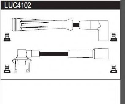 Комплект дротів запалення LUCAS ELECTRICAL LUC4102