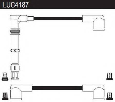 LUCAS ELECTRICAL LUC4187 Комплект проводов зажигания
