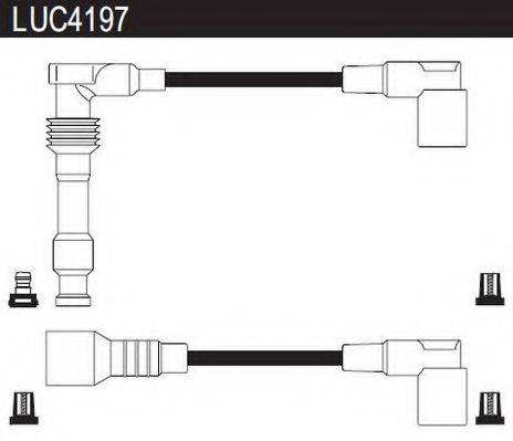 Комплект дротів запалення LUCAS ELECTRICAL LUC4197