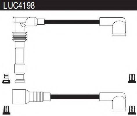 LUCAS ELECTRICAL LUC4198 Комплект дротів запалення