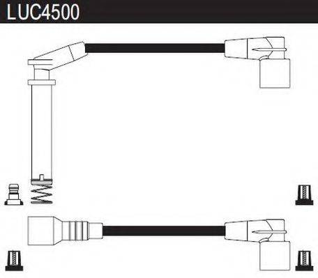 LUCAS ELECTRICAL LUC4500 Комплект дротів запалення