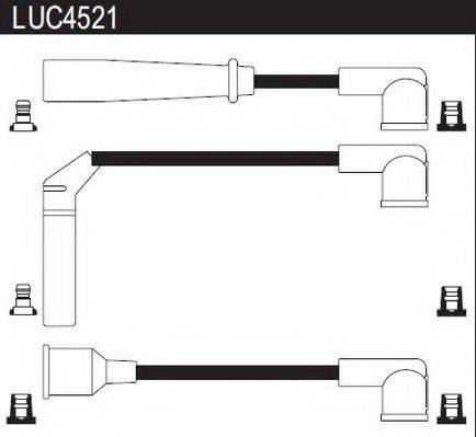 Комплект дротів запалення LUCAS ELECTRICAL LUC4521