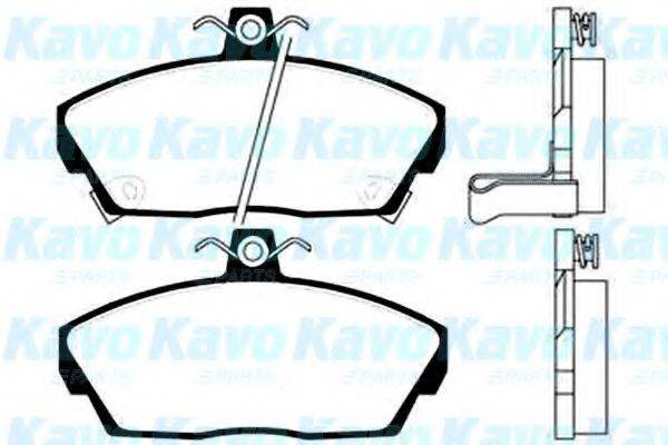 Комплект тормозных колодок, дисковый тормоз KAVO PARTS BP-2025