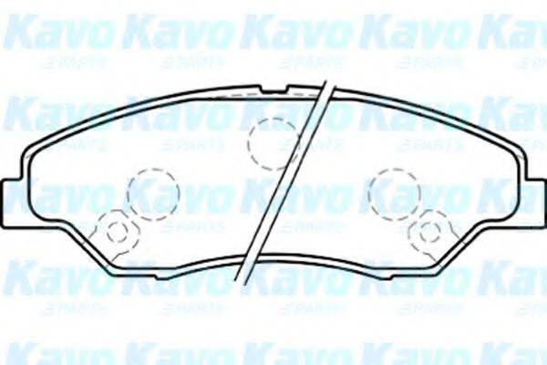 KAVO PARTS BP4009 Комплект тормозных колодок, дисковый тормоз