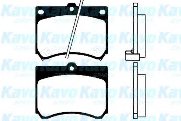 Комплект тормозных колодок, дисковый тормоз KAVO PARTS BP-4518
