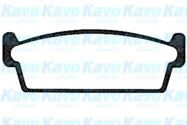 KAVO PARTS BP6552 Комплект тормозных колодок, дисковый тормоз
