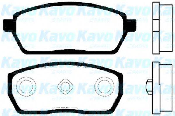 KAVO PARTS BP8513 Комплект тормозных колодок, дисковый тормоз