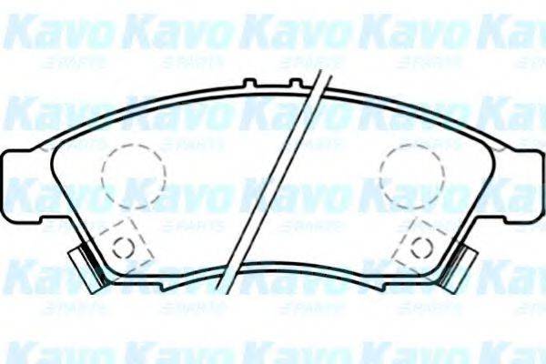 KAVO PARTS BP8522 Комплект тормозных колодок, дисковый тормоз
