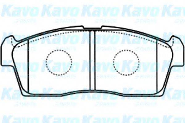 Комплект гальмівних колодок, дискове гальмо KAVO PARTS BP-8524