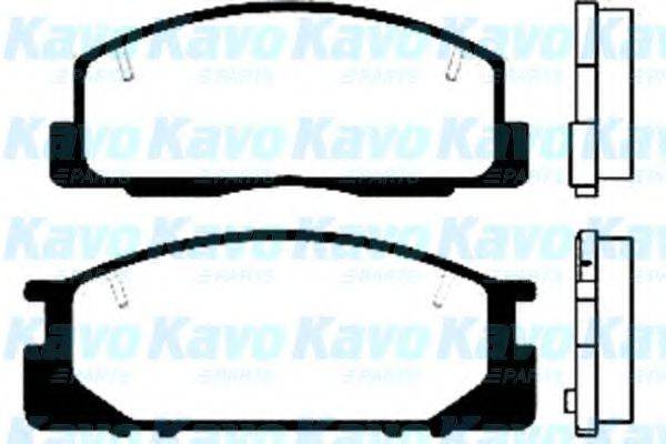 Комплект гальмівних колодок, дискове гальмо KAVO PARTS BP-9014
