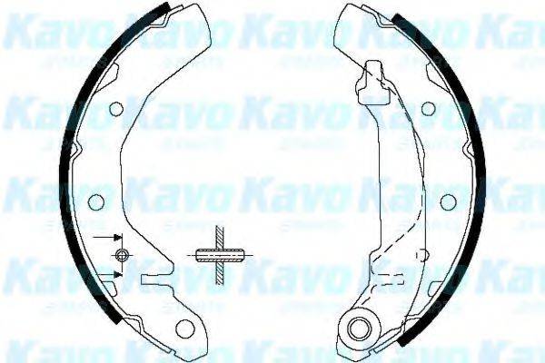 KAVO PARTS BS1401 Комплект тормозных колодок