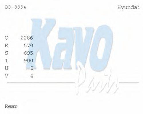 Гальмівний барабан KAVO PARTS BD-3354