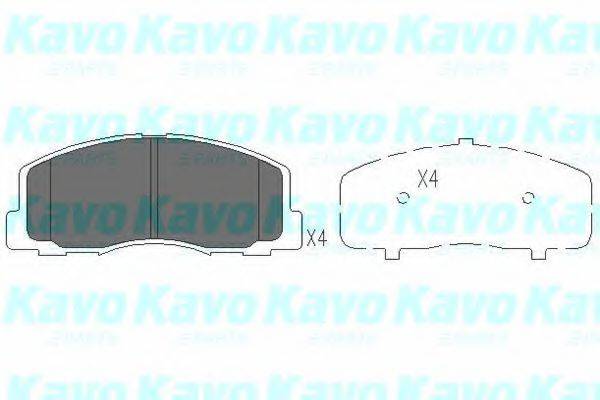KAVO PARTS KBP5523 Комплект тормозных колодок, дисковый тормоз