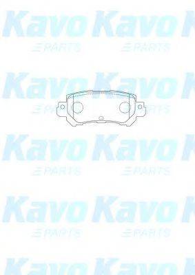 KAVO PARTS BP4580 Комплект гальмівних колодок, дискове гальмо