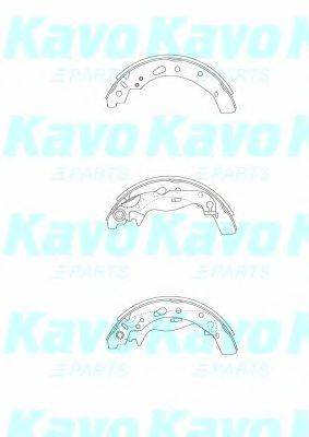 Комплект гальмівних колодок KAVO PARTS BS-5434