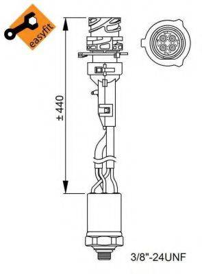 NRF 38950 Пневматичний вимикач, кондиціонер