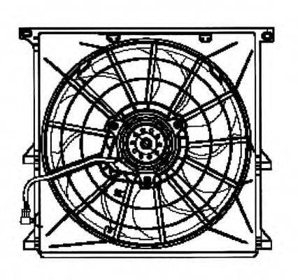 Вентилятор, охолодження двигуна NRF 47024