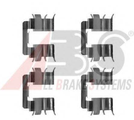 Комплектующие, колодки дискового тормоза A.B.S. 1272Q