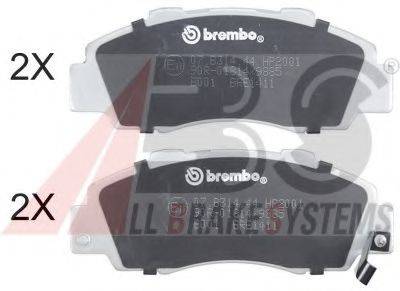 A.B.S. 36737S Комплект тормозных колодок, дисковый тормоз