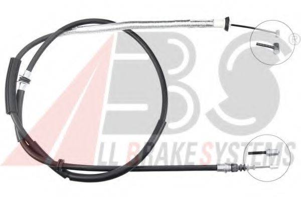 A.B.S. K17187 Трос, стояночная тормозная система