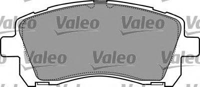 Комплект тормозных колодок, дисковый тормоз VALEO 597507