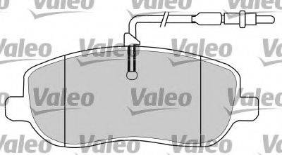 VALEO 597539 Комплект тормозных колодок, дисковый тормоз