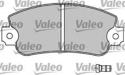 Комплект гальмівних колодок, дискове гальмо VALEO 597015