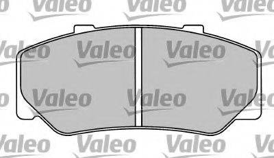 VALEO 597102 Комплект тормозных колодок, дисковый тормоз