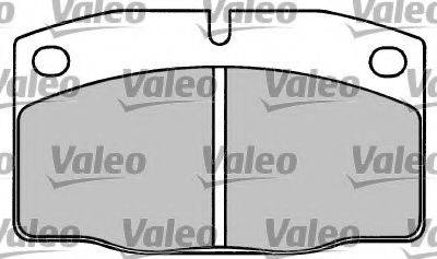 Комплект гальмівних колодок, дискове гальмо VALEO 597008
