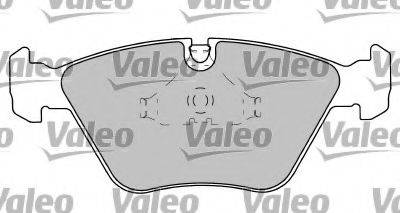 Комплект гальмівних колодок, дискове гальмо VALEO 597330