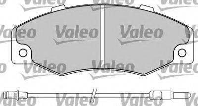 VALEO 597105 Комплект тормозных колодок, дисковый тормоз