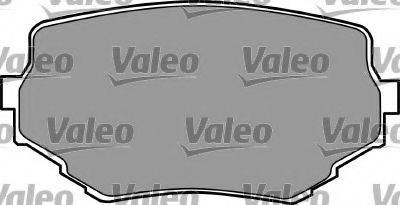 Комплект гальмівних колодок, дискове гальмо VALEO 597300